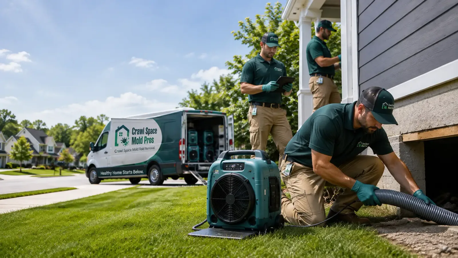 Crawl Space Mold Removal in Ironton, MN